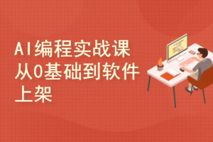 AI编程实战：从0基础到软件上架